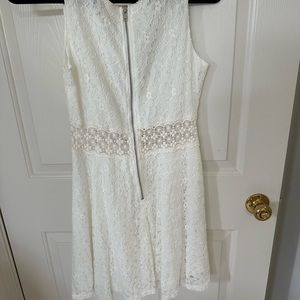 White lace dress